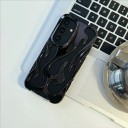 Cover til Samsung Galaxy S26+ med 3D-relief af flammer Plastisk mobilcover Designet etui med udskæring til kameraer 9