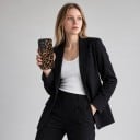 Cover til Samsung Galaxy S26 med mønsteret tryk Hårdt cover af polykarbonat og TPU Beskyttende bagcover til telefon 21