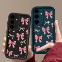 Cover til Samsung Galaxy S26 med sløjfe design Silikone cover til mobil Telefoncover til Samsung S26 Bagcover Kamera beskyttelse 22