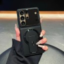 Cover til Samsung Galaxy S26 S med udklappeligt stativ Fuld beskyttelse af objektivet Polykarbonat og TPU Trådløs opladning 2