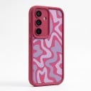 Cover til Samsung Galaxy S26 Stribet mønster Stærke kanter og udskæring til kamera Materiale silikone Beskyttelsescover til mobiltelefon 8