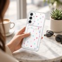 Cover til Samsung Galaxy S26 Ultra med kortholder Fine mønstre Forstærkede hjørner Fleksibelt TPU cover Etui med mobil lomme 10