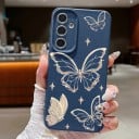 Cover til Samsung Galaxy S26 Ultra med sommerfuglemotiv Silikonecover med kamerabeskyttelse Beskyttende etui til mobil S26 Ultra Til hverdag 8