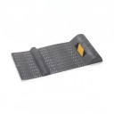 Covor de parcare pentru garaj Antiderapant Zăvor și wedge pentru roțile mașinii 52,5 x 25 x 5,2 cm Gri Sub pneuri Ajutor la parcare 1