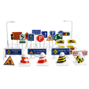 Covoraș de joacă pentru copii 83 x 57 cm Covor moale cu motiv de trafic urban și indicatoare rutiere Covoraș de cățărat Parcare 7