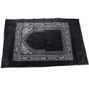 Covoraș de rugăciune portabil 100 x 60 cm Covoraș pliabil cu colțuri anti-alunecare Buzunar de călătorie cu busolă Covoraș ușor pentru rugăciune 1