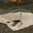 Covoraș ignifug pentru grătar 45 x 45 cm Covoraș reutilizabil rezistent la căldură Protejează terasa și gazonul în timpul grătarului 3