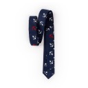 Cravate pour homme avec ancre T1235 2