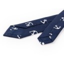 Cravate pour homme avec ancre T1235 4