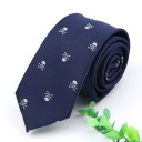 Cravate pour homme avec crâne T1217 6