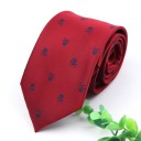 Cravate pour homme avec crâne T1217 3