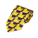 Cravatta da uomo con anatroccoli 146 x 8 cm Cravatta da uomo stilosa con motivo giocoso Accessorio di moda divertente per feste, celebrazioni, eventi 2