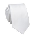 Cravatta da uomo elegante unicolore 146 x 8 cm Cravatta formale classica Accessorio di moda per abito Per matrimoni, riunioni di lavoro e uso quotidiano 2