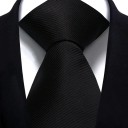 Cravatta Elegante Monocromatica 146 x 8 cm Cravatta Classica da Uomo Accessorio Stiloso per Abito Cravatta per Uso Formale e Informale 1