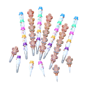 Crayon de Noël 9 pcs 2