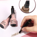 Crayon liquide à sourcils waterproof 1,5 ml Texture crémeuse Résistant aux bavures Application précise Résultat longue durée Accessoire 8