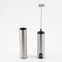 CREATEPRO MF121 Akkumulátoros tejhabosító Rozsdamentes acél 2 sebesség 11000 ford./perc USB-C töltés Tárolódoboz Ezüst Latte és kávéhoz 1