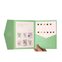Creative Watercolour Set with Pre-Printed Floral Designs 19 × 14.4 cm Pigment Palette Water Brush Painting at Home and on the Go 3