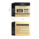 Cremă antirid pentru ochi 40 g cu acid hialuronic și aur Hidratare Luminozitate Fermitate Reducere a umflăturilor 4