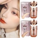 Crema BB hidratante resistente al agua 30 ml con esponja mariposa en 2 variantes de color para cubrir imperfecciones y maquillaje de larga 7