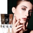 Crema colorante semipermanente para cejas Gel de larga duración para cejas Set profesional con crema colorante, pincel y tinte para teñir pestañas y cejas Tinte iluminador de cejas resistente al agua Tinte para cejas con henna 2