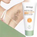 Crema depilatoria 60 g con aloe vera hidratante y calmante para piernas, axilas y brazos 4