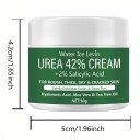 Crema hidratante para pies y manos 50 g 42 % urea 2 % ácido salicílico, ácido hialurónico, aloe vera, aceite de árbol de té 2