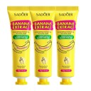 Crema Idratante per Mani Sadoer 3 × 30 g 98% Crema Nutriente alla Banana per Mani Secche e Screpolate con un Intenso Profumo di Banana 1