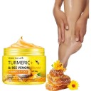 Crema nutritivă pentru membre 50 g cu turmeric și venin de albine Îngrijire regenerativă pentru mâini și picioare uscate și crăpate 2