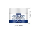 Creme hidratante para pés e mãos 30 g 60 % ureia 2 % ácido salicílico Manteiga de karité Óleo de tea tree Vitamina E 4,9 x 3,3 cm 2