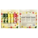 Crème hydratante parfumée pour les mains 5 pcs 30 g Avocat Citron Pamplemousse Ensemble nourrissant contre le dessèchement des mains pour les soins 2