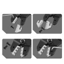 Crimpwerkzeugsatz SN-58B mit 6 Backen für Crimpanschlüsse Dupont JST MOLEX unisolierte und vorkonfektionierte Hülsen und Stecker 3