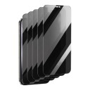 Cristal protector para Samsung A17 Filtro de privacidad anti espionaje oscurecedor Cristal templado 3 unidades Negro Instalación fácil Protección 1