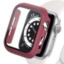 Cristal templado para Apple Watch 38 mm, marco protector de 360°, funda rígida para toda la pantalla para Series 1, 2, 3 10