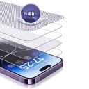 Cristales protectores para Samsung Galaxy A16 5G Dureza 9H 5 unidades Cristal templado resistente HD Contra huellas Transparentes Compatibles con funda Protección de pantalla 4