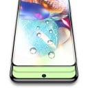 Cristales protectores Samsung Galaxy A55 Dureza 10H 3 unidades Cristales templados HD con marco negro Protección de pantalla contra arañazos 3