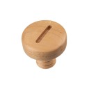 Crochet en bois en forme de vis 6