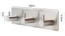 Crochet triple en acier inoxydable pour salle de bain 2