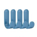 Crochets en plastique autocollants 4 pcs 6