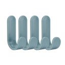 Crochets en plastique autocollants 4 pcs 9