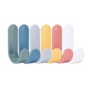 Crochets en plastique autocollants 4 pcs 2