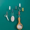 Crochets en plastique autocollants 6 pcs 3