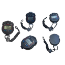 Cronometro sportivo digitale con display LCD Impermeabile contatore di tempo manuale 1/100 di secondo Sveglia Cronometro Timer fitness Sport 3