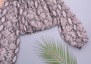 Crop top femme avec motif serpent P1008 4