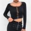 Crop-Top für Damen mit Leopardenmuster 1