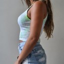 Crop top med stropper til kvinder 3