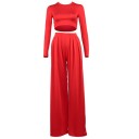 Crop top och byxor för kvinnor B1021 4