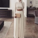 Crop top och byxor för kvinnor B1021 3