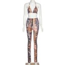 Crop top och byxor för kvinnor B986 2