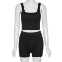 Crop top och shorts för kvinnor B957 6